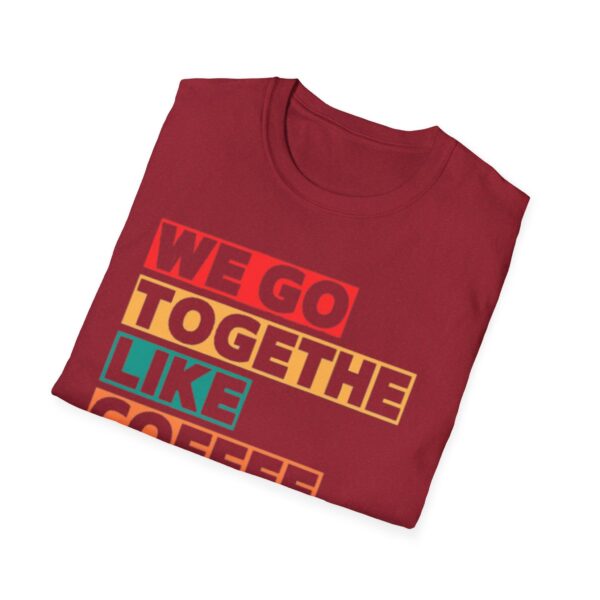 Coffee & Morning Unisex T-Shirt, Cute Couple Gift, Coffee Lover Tee, Relationship Humor Shirt, Everyday Wear - Image 28